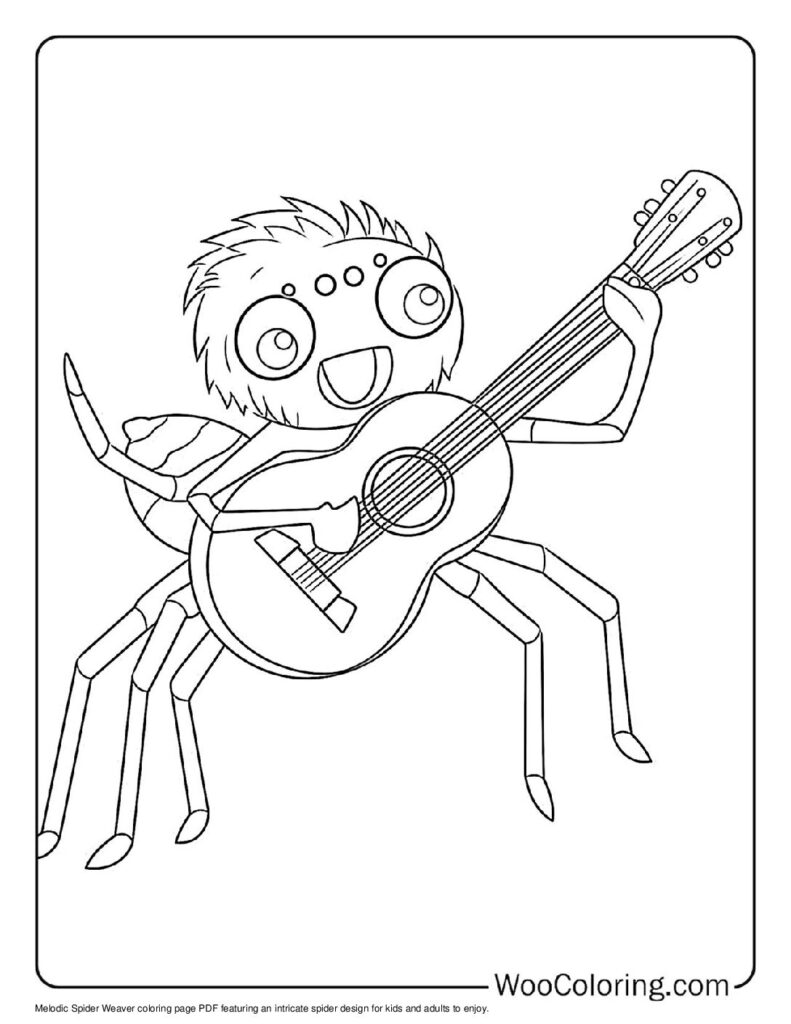 100  Spider coloring pages  Free PDF To Print  - 51