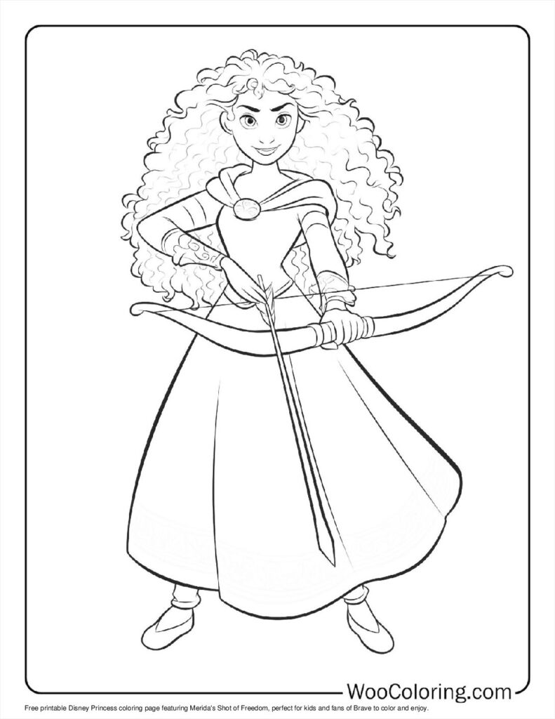 Merida's Shot of Freedom To Color