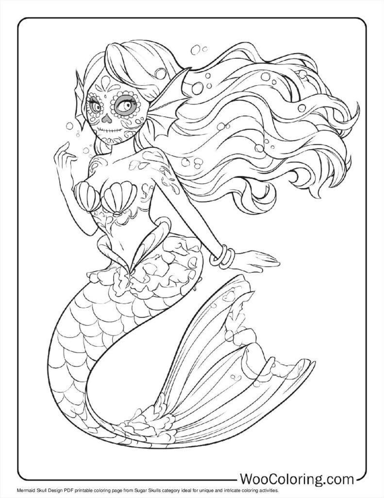 100  Sugar Skulls coloring pages  Free PDF To Print  - 79