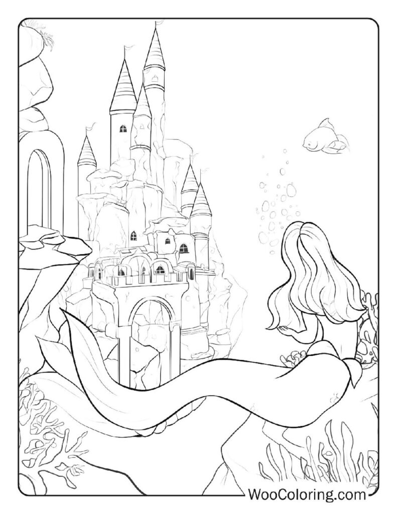 100  Mermaid coloring pages  Free PDF To Print  - 28