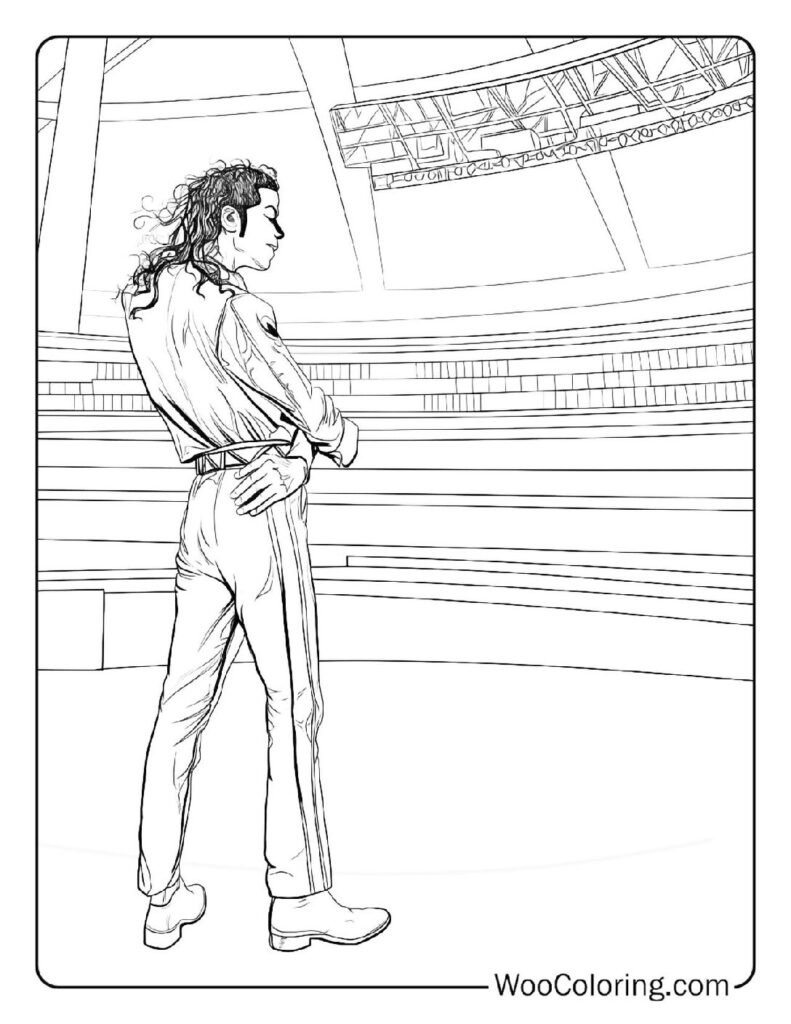 100  Michael Jackson coloring pages  Free PDF To Print  - 4