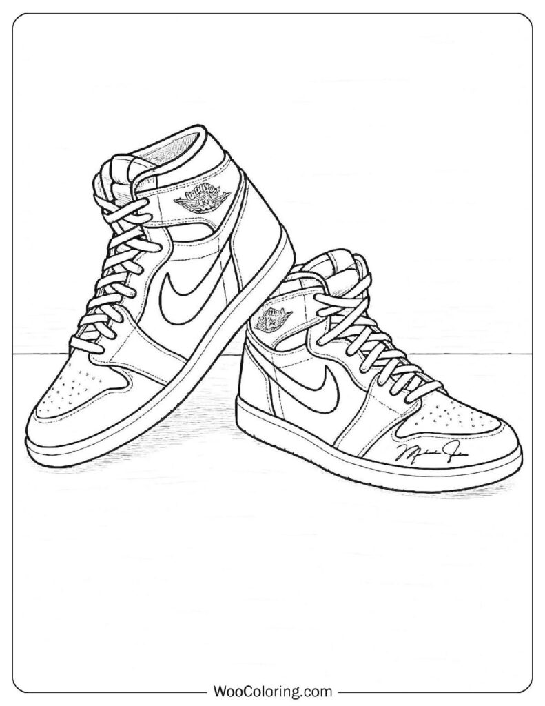 36 Shoe Coloring Pages  Free PDF To Print  - 15