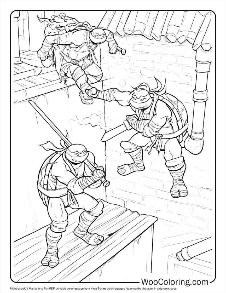 Michelangelo's Martial Arts Fun