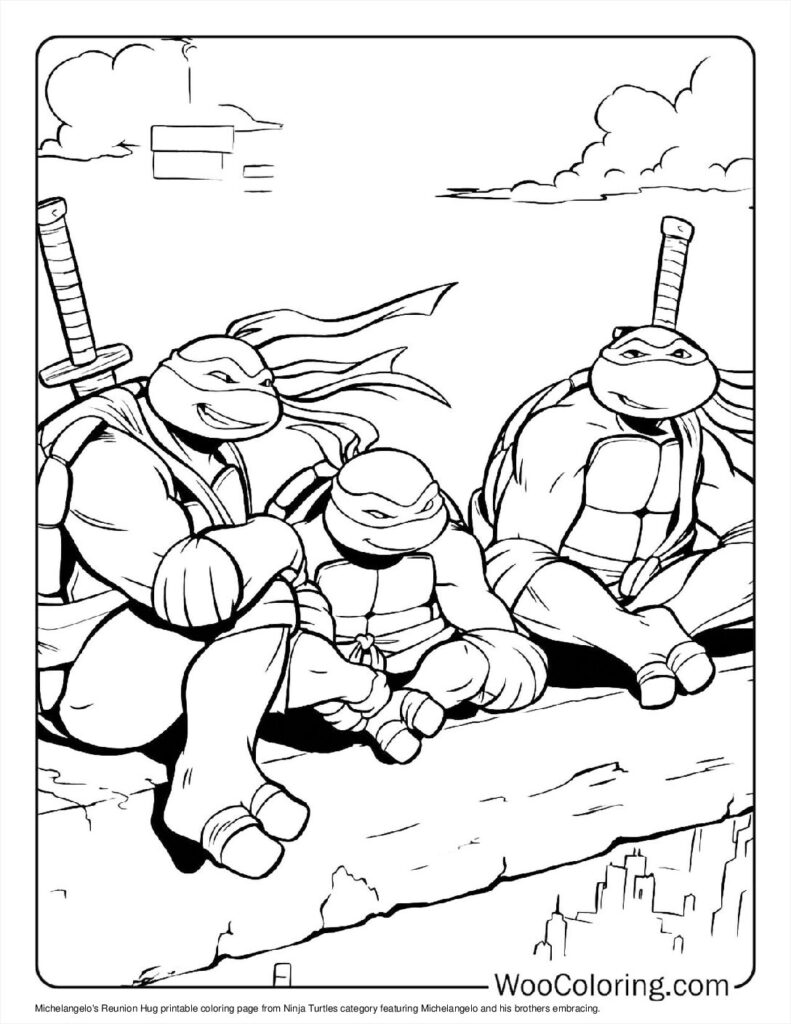 Michelangelo's Reunion Hug
