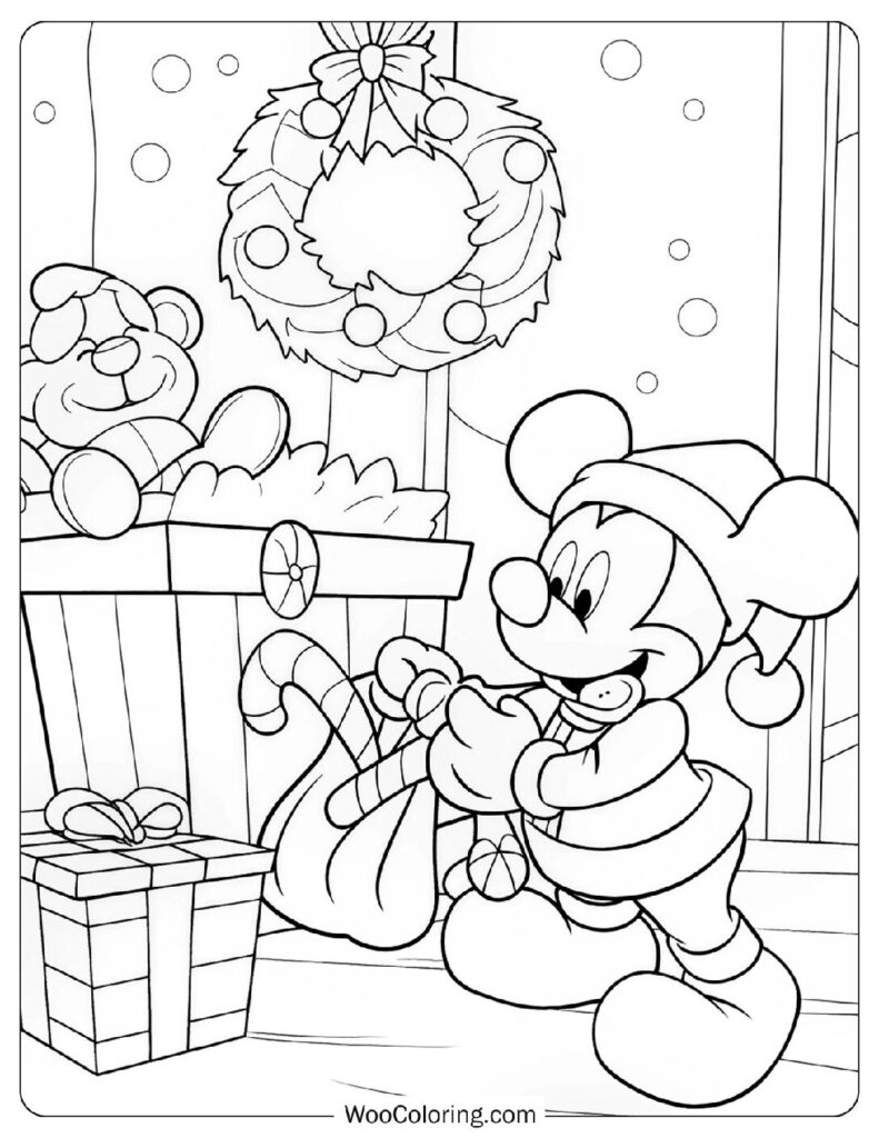 1 500 Christmas Coloring Pages  Free PDF To Print  - 6