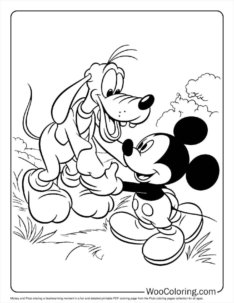 100  Pluto coloring pages  Free PDF To Print  - 20
