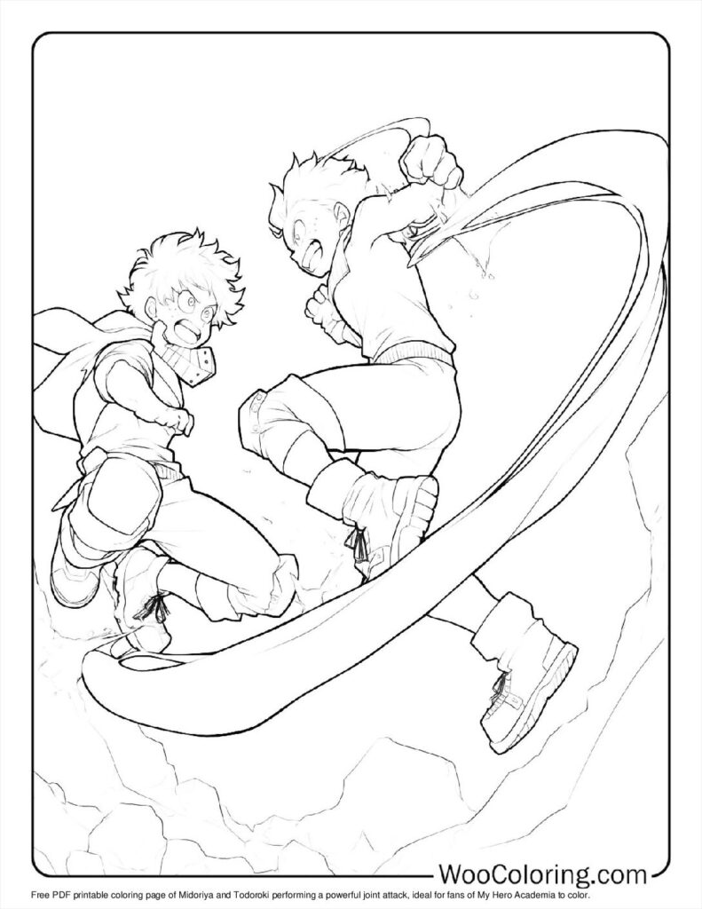 100  My Hero Academia coloring pages  Free PDF To Print  - 86