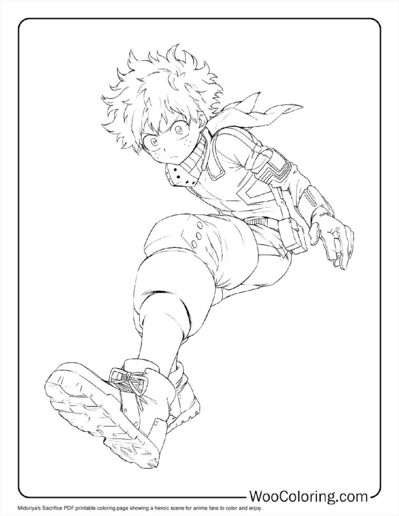 100  My Hero Academia coloring pages  Free PDF To Print  - 27