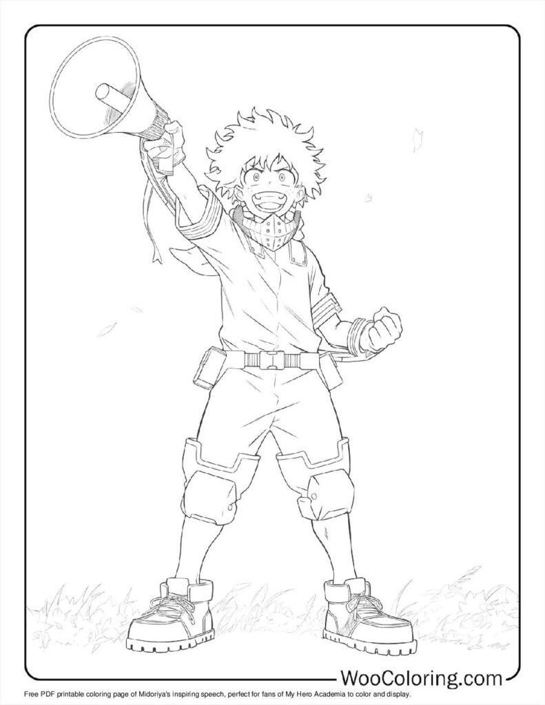 100  My Hero Academia coloring pages  Free PDF To Print  - 74