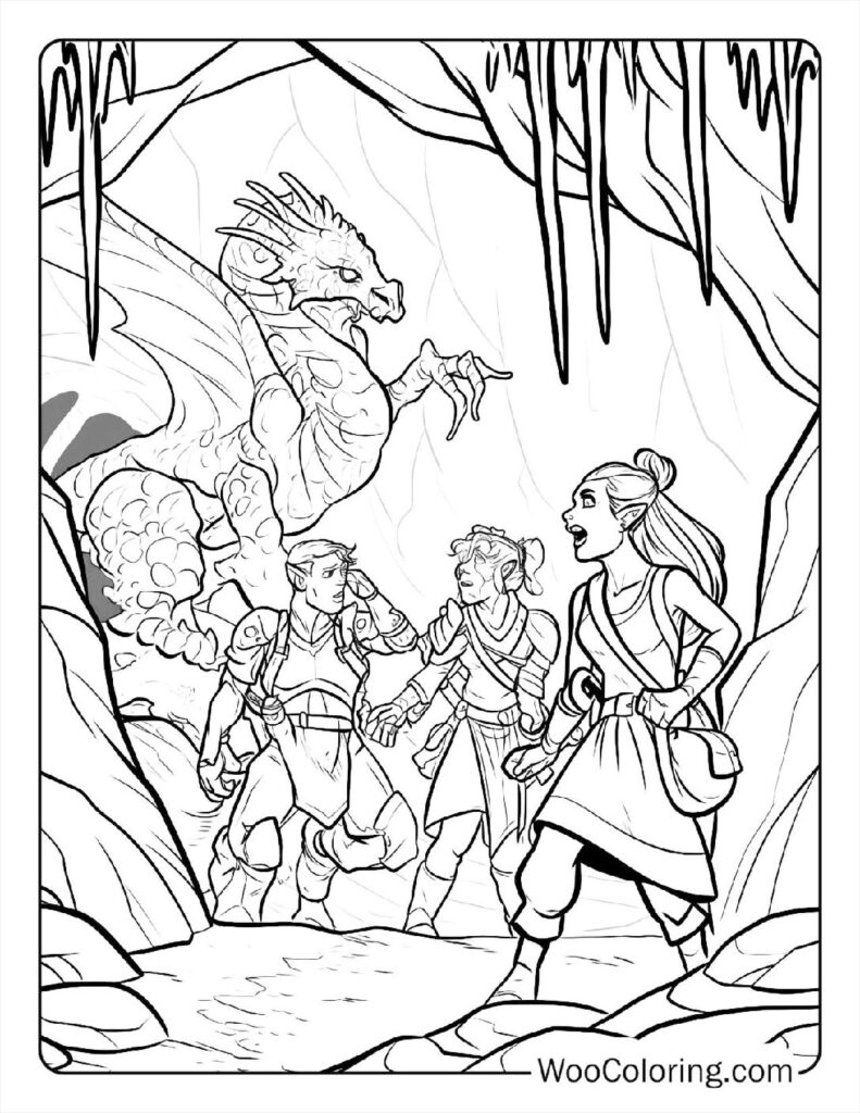 100 Dungeons Dragons coloring pages Free PDF To Print - 28