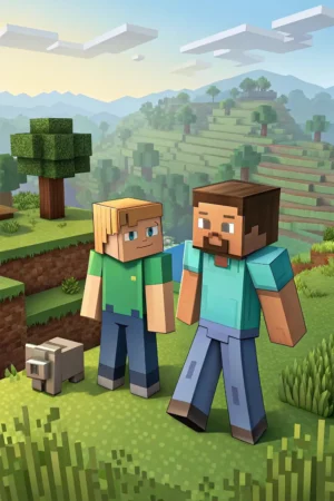 Minecraft coloring pages designs for kids