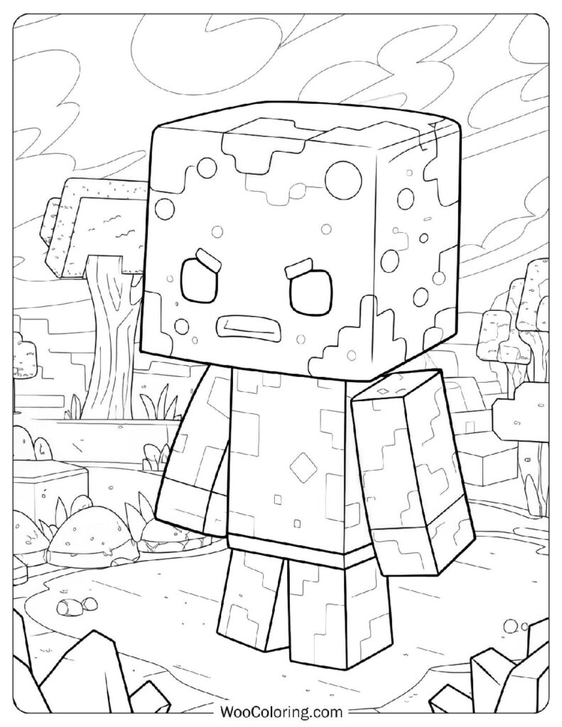 Minecraft Baby Zombie For Kids