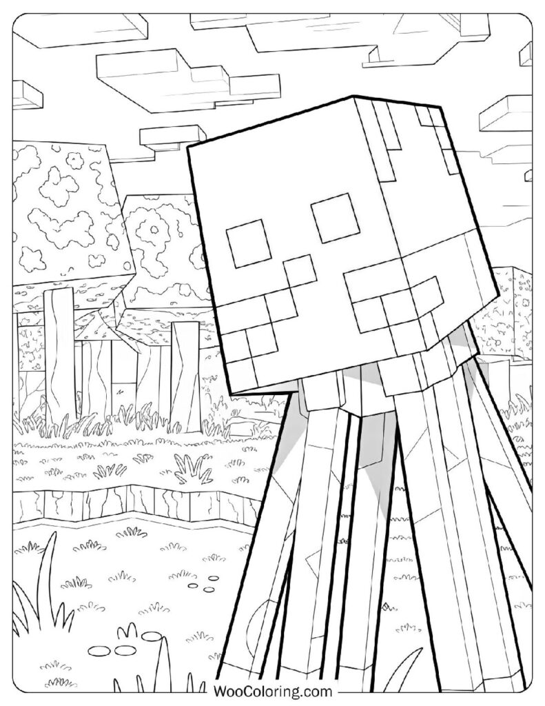 Minecraft Glow Squid For Kids
