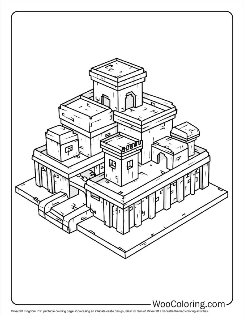 100  Castle coloring pages  Free PDF To Print  - 93