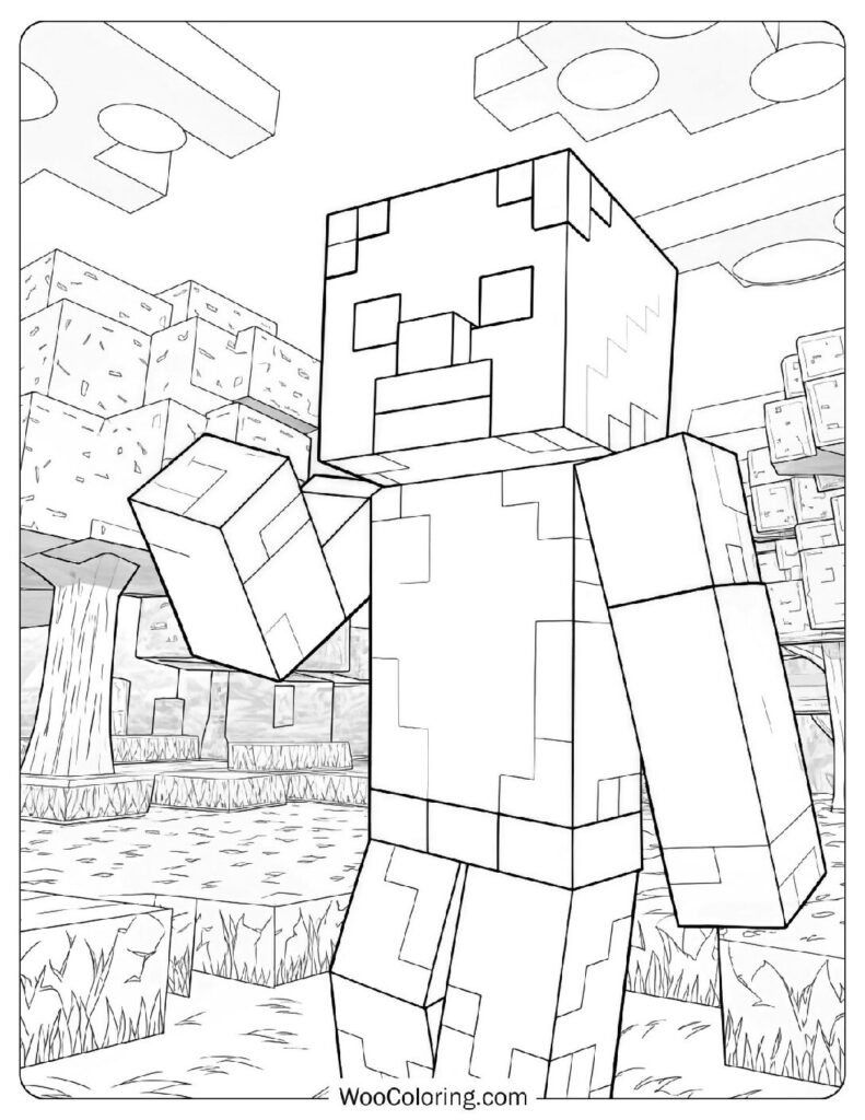 Minecraft Maizen Sheet To Color