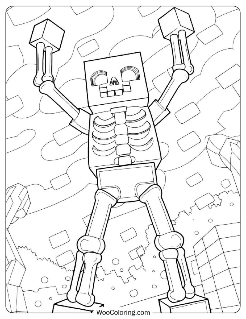 Minecraft Skeleton For Kids