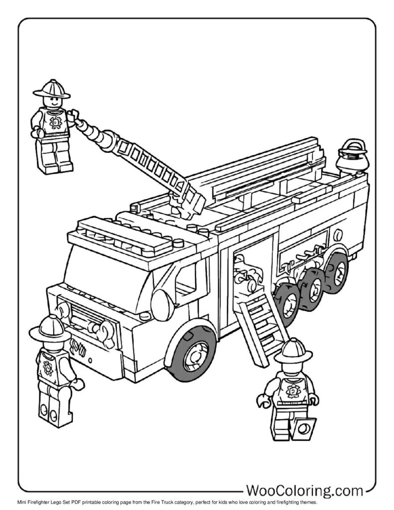 100  Fire Truck coloring pages  Free PDF To Print  - 77