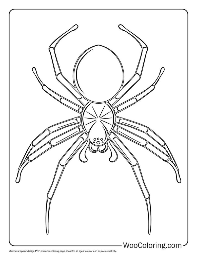 100  Spider coloring pages  Free PDF To Print  - 67