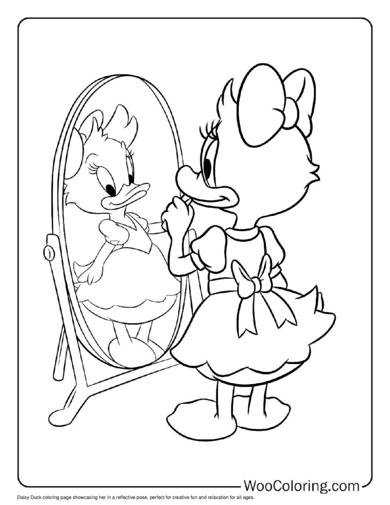 100  Daisy Duck coloring pages  Free PDF To Print  - 29