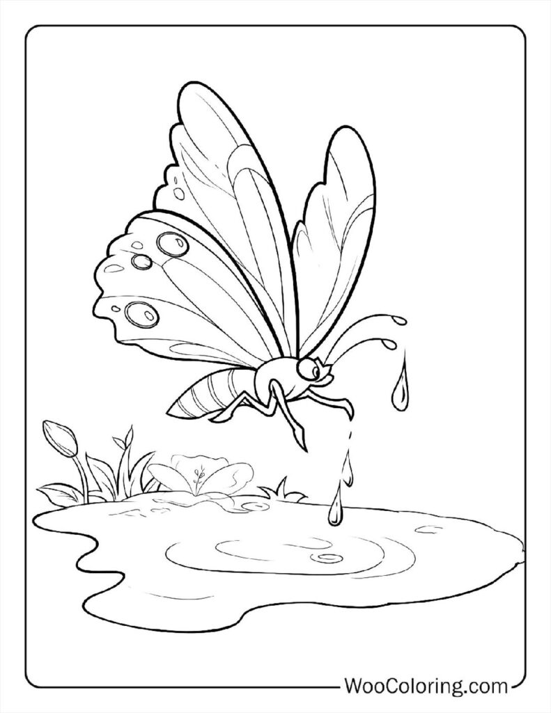 100  Butterfly coloring pages  Free PDF To Print  - 57