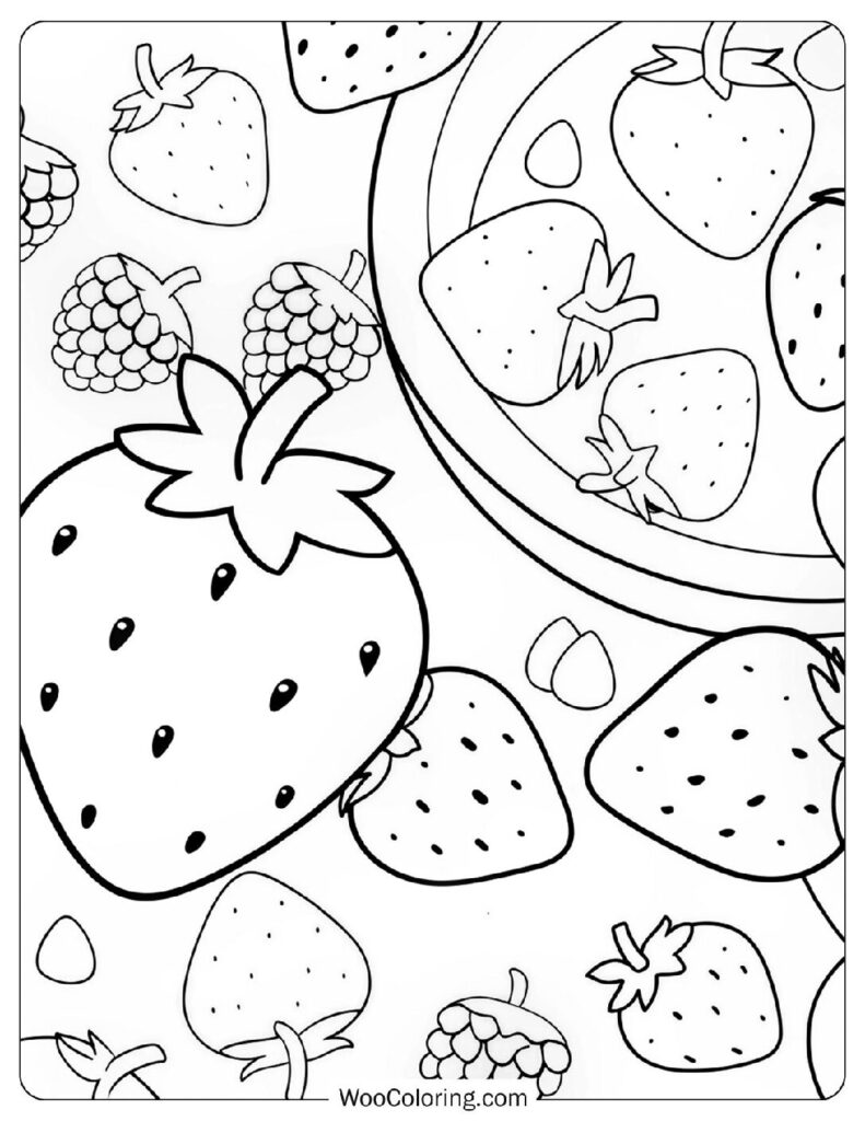 34 Fruit Coloring Pages  Free PDF To Print  - 91