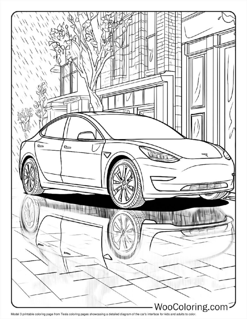 Model 3 in the Rain