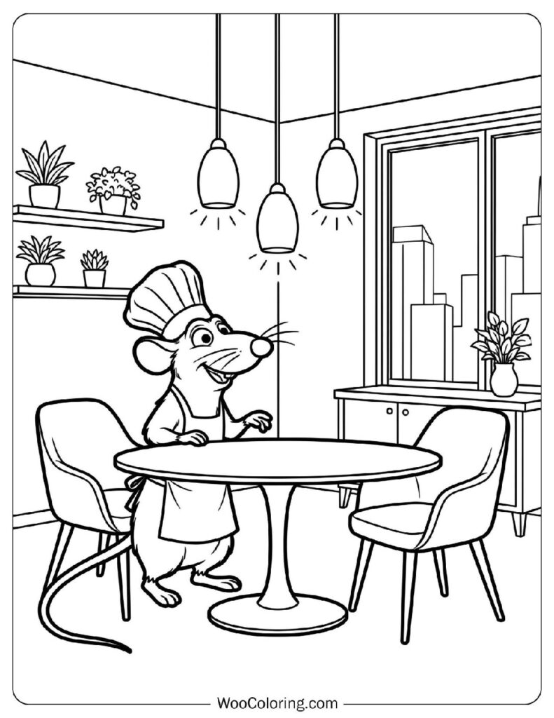 Modern Dining Space with Stylish Chairs and Warm Lighting