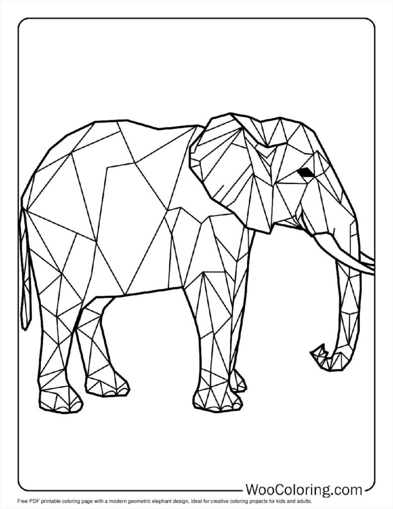 100  Geometric coloring pages  Free PDF To Print  - 84