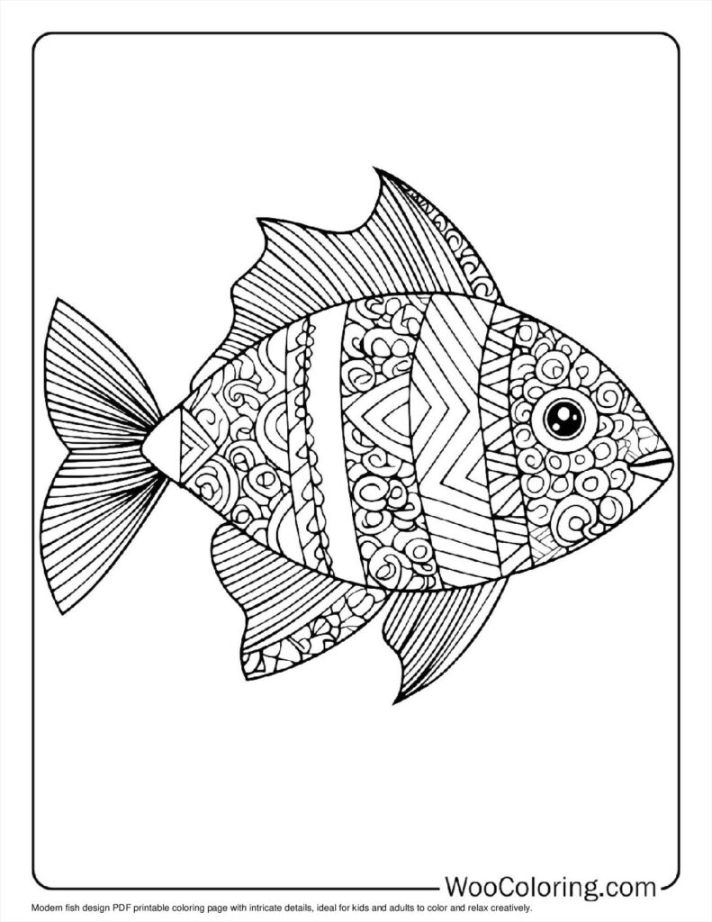 100  Geometric coloring pages  Free PDF To Print  - 21