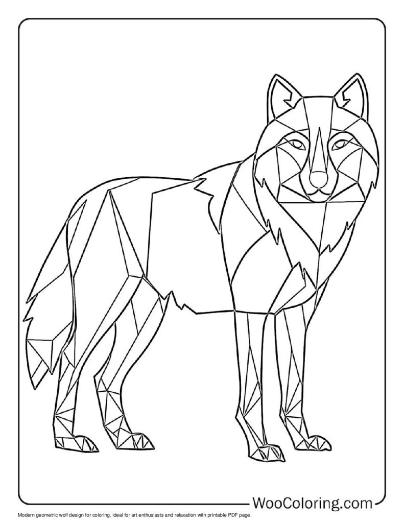 100  Wolf coloring pages  Free PDF To Print  - 23