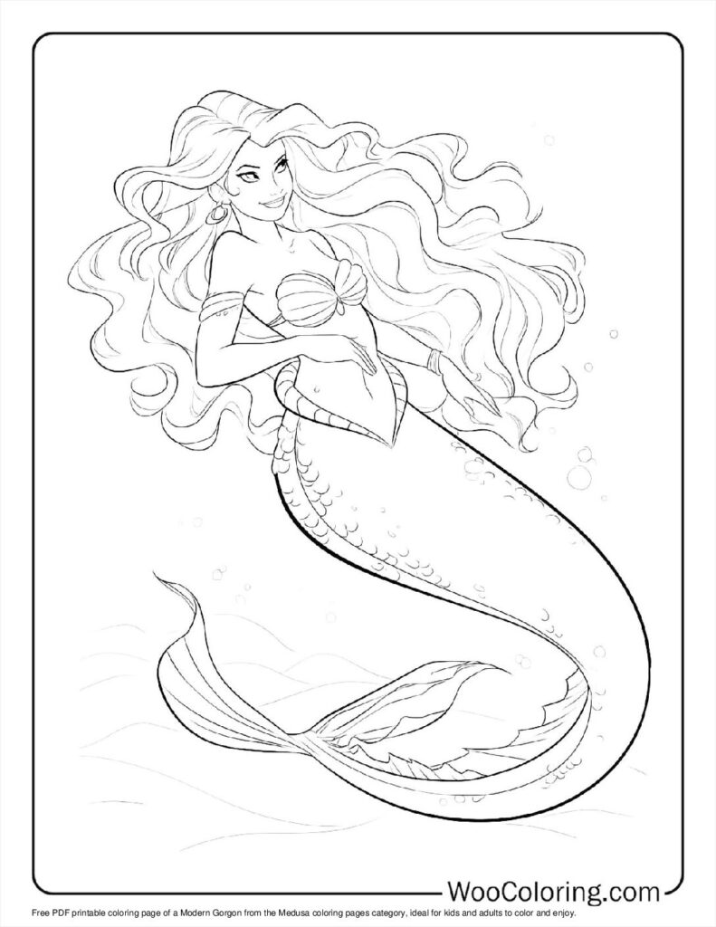 100  Medusa coloring pages  Free PDF To Print  - 52