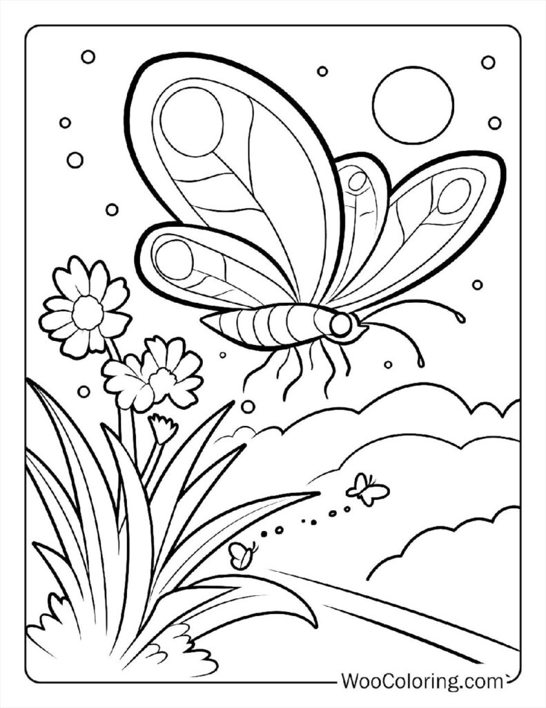 100  Butterfly coloring pages  Free PDF To Print  - 10
