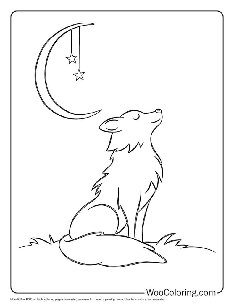 100  Fox coloring pages  Free PDF To Print  - 90