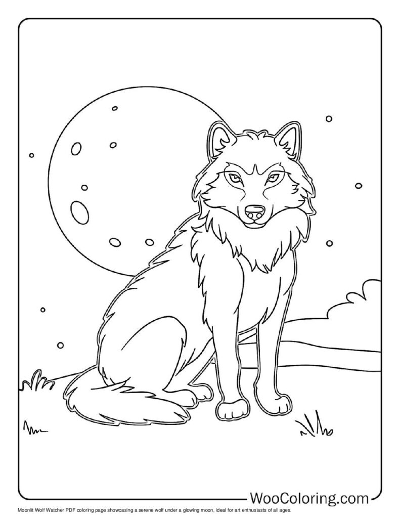 100  Wolf coloring pages  Free PDF To Print  - 24