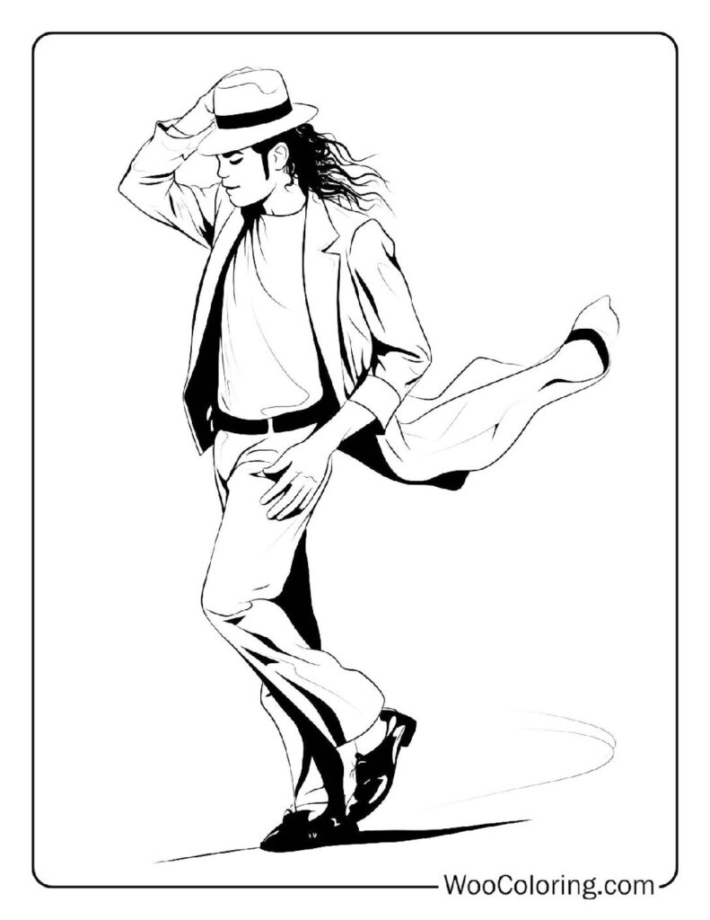 100  Michael Jackson coloring pages  Free PDF To Print  - 64