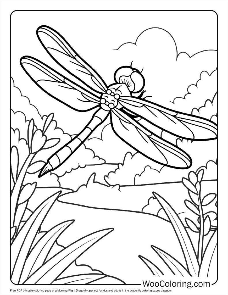 100  Dragonfly coloring pages  Free PDF To Print  - 92