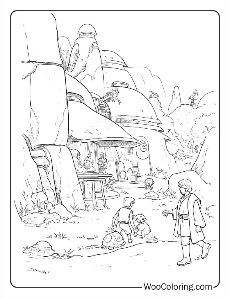 100  Star Wars coloring pages  Free PDF To Print  - 42