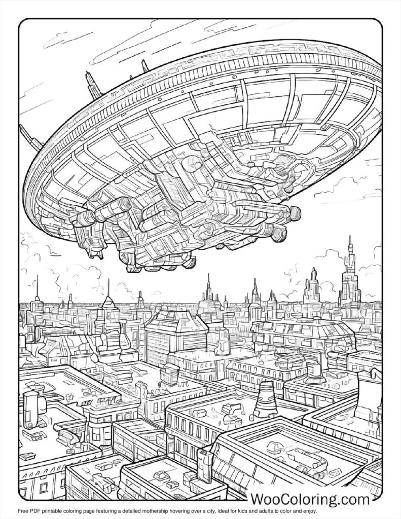100  Alien coloring pages  Free PDF To Print  - 91