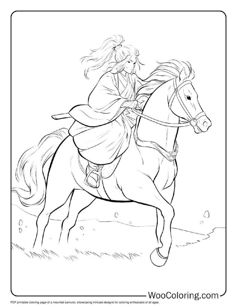 100  Samurai coloring pages  Free PDF To Print  - 17