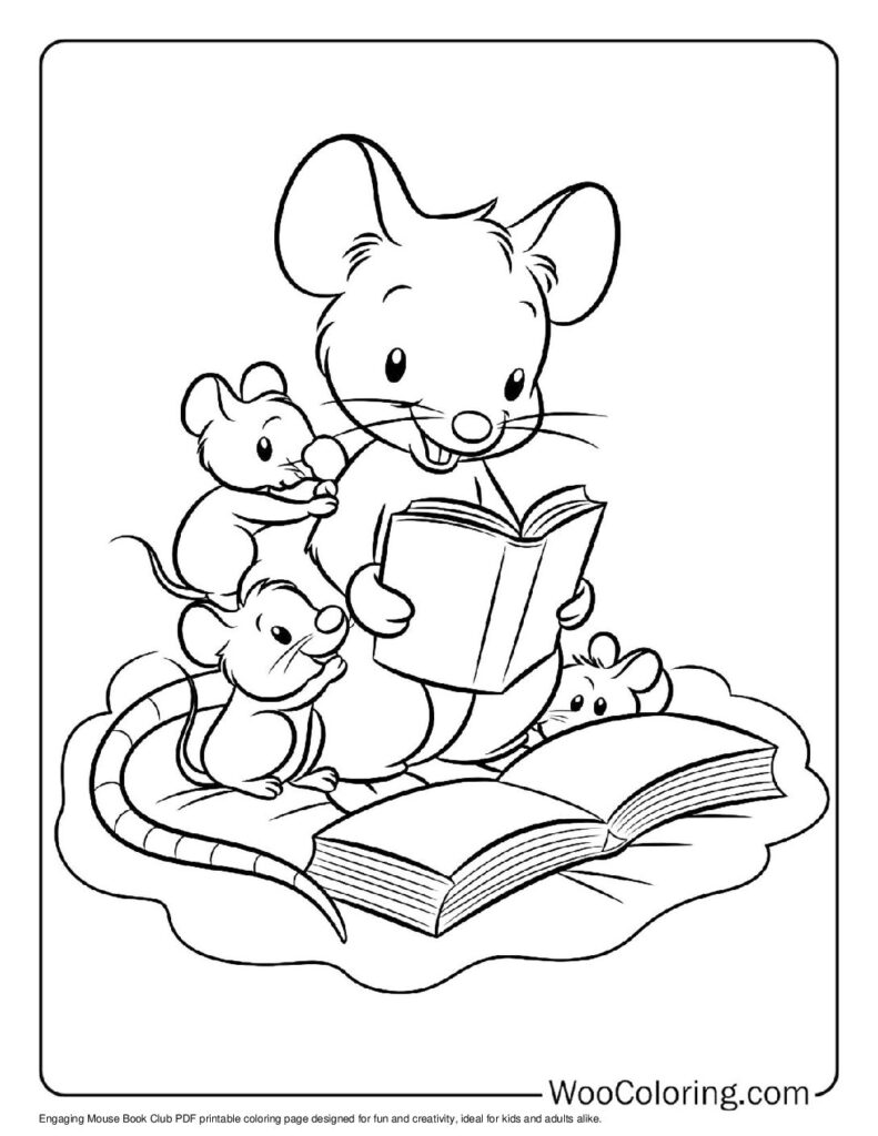 100  Mouse coloring pages  Free PDF To Print  - 36