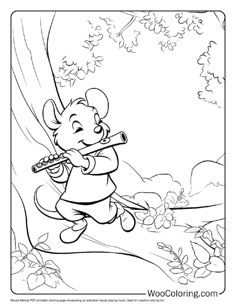 100  Mouse coloring pages  Free PDF To Print  - 16