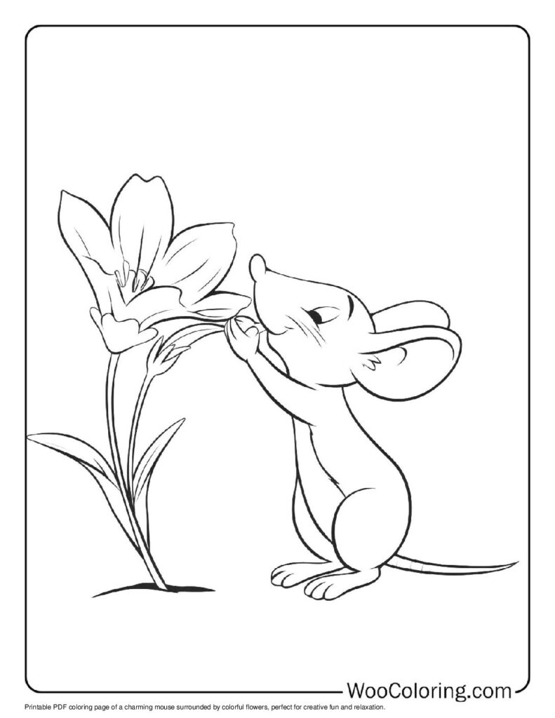 100  Mouse coloring pages  Free PDF To Print  - 39