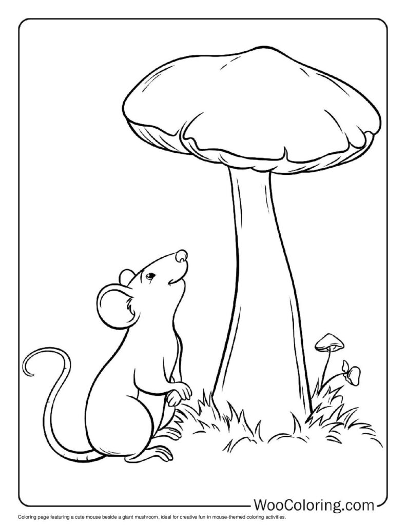 100  Mouse coloring pages  Free PDF To Print  - 79