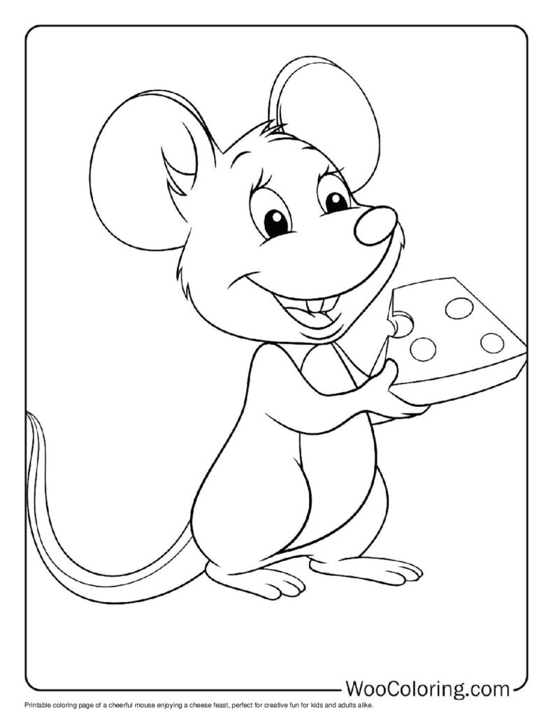 100  Mouse coloring pages  Free PDF To Print  - 18