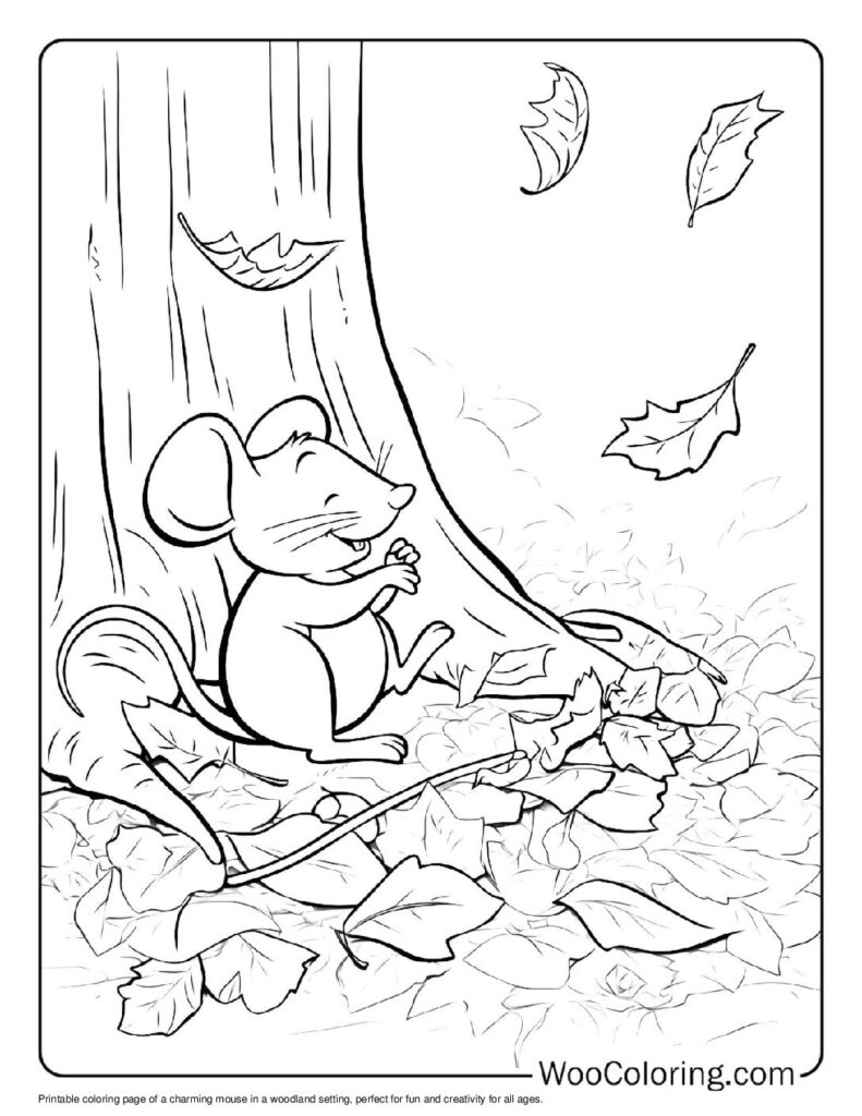 100  Mouse coloring pages  Free PDF To Print  - 43