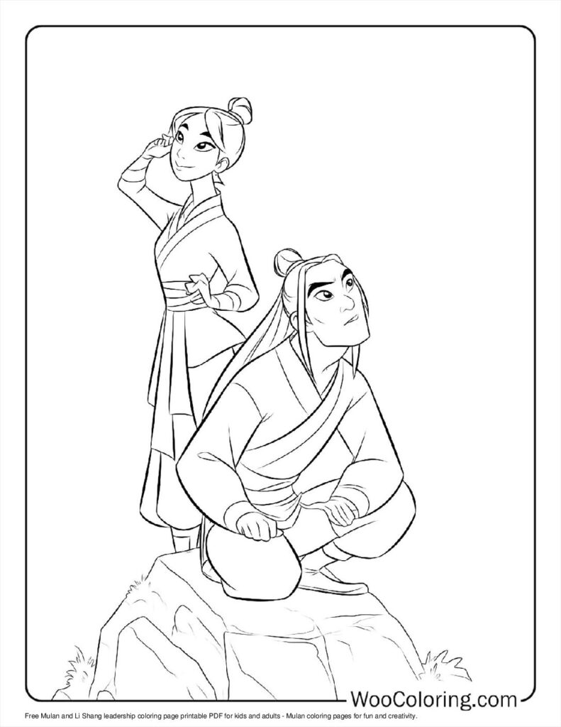 Mulan and Li Shang's Leadership For Kids
