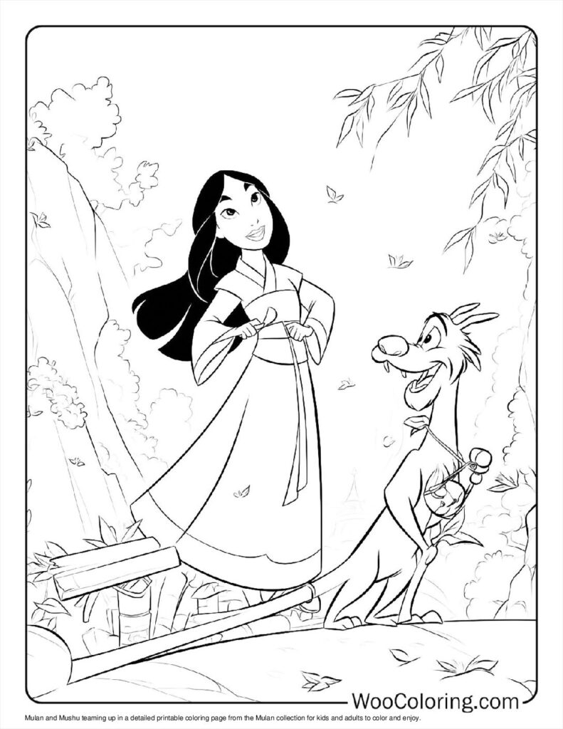 Mulan and Mushu Teaming Up