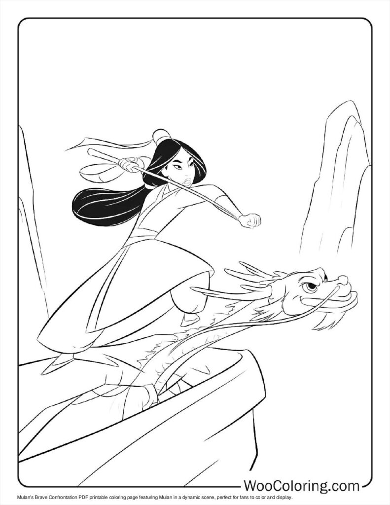Mulan's Brave Confrontation