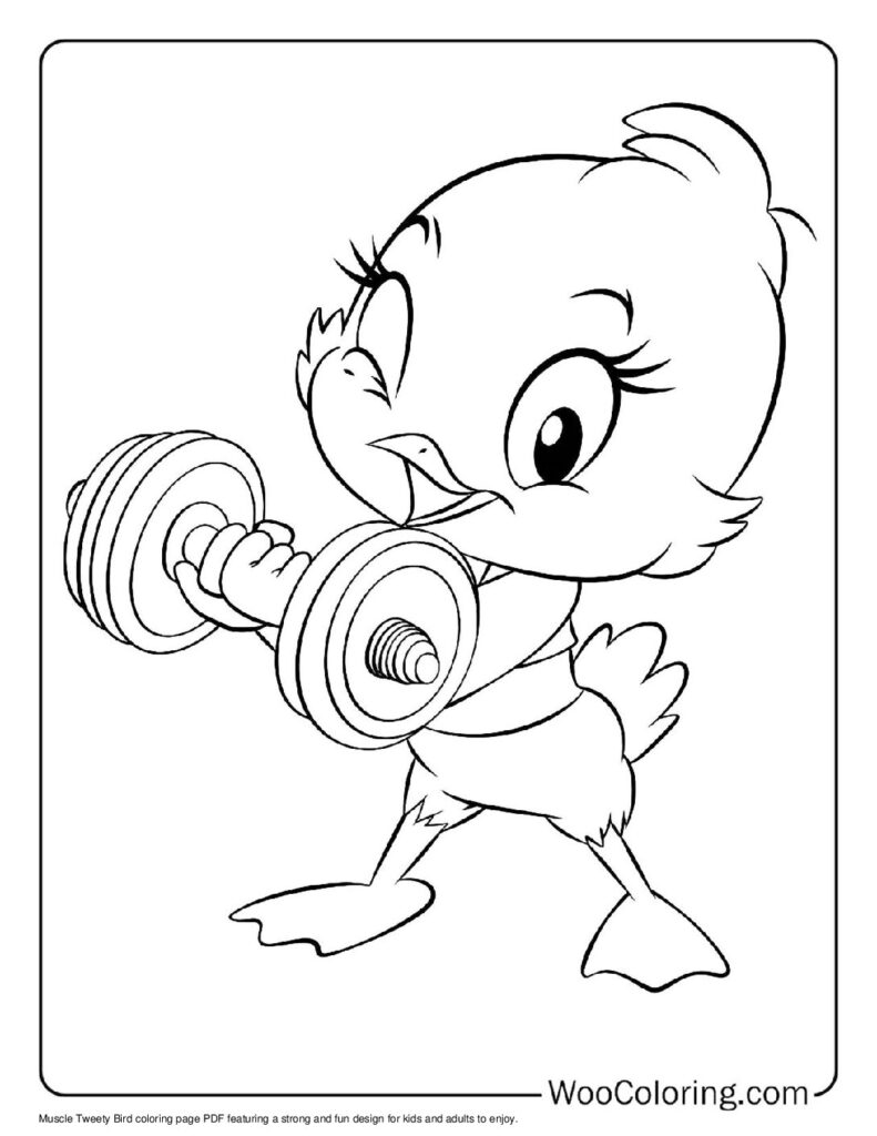 100  Tweety Bird coloring pages  Free PDF To Print  - 1