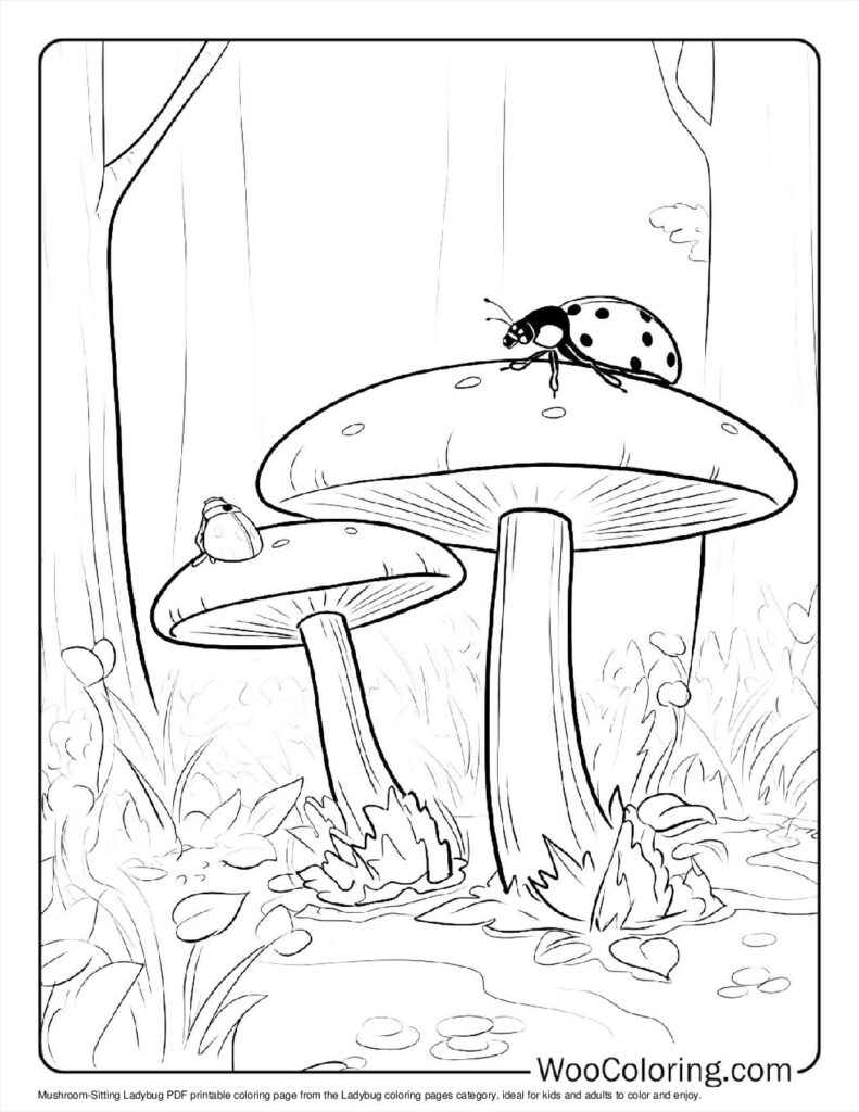 100  Ladybug coloring pages  Free PDF To Print  - 61